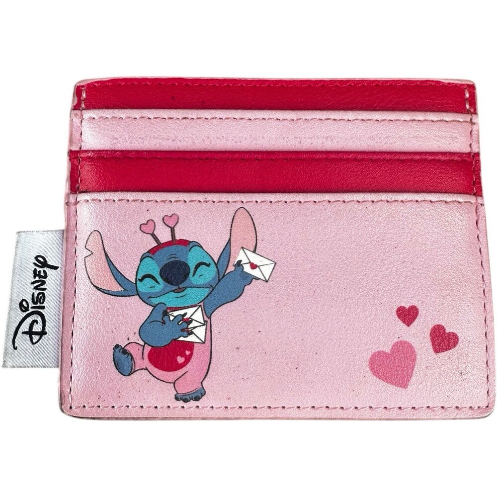Disney Lilo Stitch Love Bug Card Holder Wallet Rare HTF Her Universe